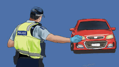 NZ Police illustrations for report